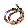 Natural Mixed Stone Bead Strands X-G-P075-31-10mm-2