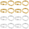 Beebeecraft 80Pcs 2 Colors Brass Split Rings KK-BBC0014-04A-1