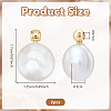 Natural Freshwater Pearl Pendants PEAR-WH0011-002A-G-2