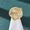Ocean Brass Cuff Open Rings LS-RJEW-Z129-01G-01-1