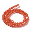 Baking Painted Imitation Jade Glass Bead Strands DGLA-A034-J8MM-A12-5