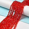 Transparent Glass Beads Strands EGLA-A035-T4mm-D01-2