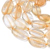 Heated Natural Citrine Beads Strands G-L650-E01-01-4