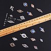 20Pcs Alloy Eye Charm Connector Assorted Evil Eye Connector Mixed Shape Eye Charm Pendant for Jewelry Necklace Bracelet Earring Making Crafts JX219A-2