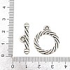 Alloy Toggle Clasps FIND-D041-09AS-01-3