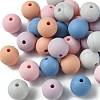 35Pcs Food Grade Eco-Friendly Silicone Focal Beads SIL-FS0001-22C-3