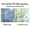 Gorgecraft Waterproof PVC Colored Laser Stained Window Film Adhesive Stickers DIY-WH0256-051-8