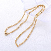 Stainless Steel Figaro Chain Necklaces for Men Women OB1269-4