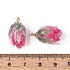 Transparent Acrylic Pendants SACR-T017-53C-3