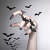 Halloween Bat Alloy Adjustable Ring for Women HAWE-PW0001-238-3