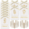 12Pcs Knot Iron Torque Bangles for Women BJEW-JOY0001-09A-8