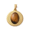 Natural Tiger Eye Pendants STAS-C120-13G-04-1