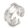 Non-Tarnish 304 Stainless Steel Open Cuff Rings RJEW-K245-74P-3