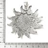 Tibetan Style Alloy Big Pendants FIND-D037-02AS-01-3