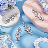 Rhinestone Clothing Patches PATC-WH0028-027P-4