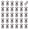 100Pcs Tibetan Style Alloy Pendants FIND-DC0008-42-1