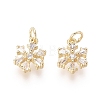 Brass Charms LS-ZIRC-L087-045G-1