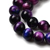 Natural Tiger Eye Beads Strands G-F561-8mm-B07-4