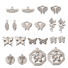 Fashewelry 20Pcs 10 Style 304 Stainless Steel Pendants STAS-FW0001-28-10