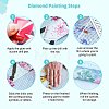 DIY Diamond Painting Passport Cover Kits DIAM-PW0010-39B-2