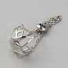 Brass Pearl Cage Pendant Mounting KK-WH0064-06P-1