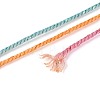 30M Segment Dyed Macrame Cotton Cord OCOR-T018-01E-3