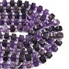 Natural Amethyst Beads Strands G-G453-G05-7x12mm-5