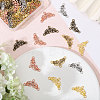 100Pcs 5 Colors Tibetan Style Alloy Chandelier Component Links FIND-CA0009-80-4