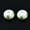 Handmade Porcelain Beads PORC-S504-001G-2
