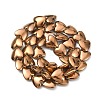 Electroplated Synthetic Non-magnetic Hematite Beads Strands G-C024-04C-2