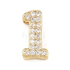 Brass Micro Pave Cubic Zirconia Pendants KK-B167-22G-2