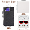 1Pc PU Imitation Leather Eyeglass Cases AJEW-CN0007-66B-2