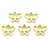 PVD Vacuum Plating 304 Stainless Steel Charms X-STAS-N092-26G-1