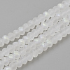 Electroplate Glass Beads Strands EGLA-S141-4mm-01E-1