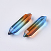 Two Tone Glass Double Terminated Point Beads GLAA-S167-12E-2