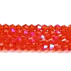 Transparent Electroplate Glass Beads Strands LS-GLAA-F029-2mm-D14-1