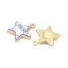 Printed Brass Pendants KK-CBA42CA-08G-02-2