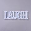 DIY Word Laugh Silicone Molds DIY-K017-05-2