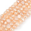 Natural Cultured Freshwater Pearl Beads Strands PEAR-P064-19H-02C-2