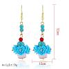 Handmade Iron Acrylic Dangle Earrings for Women GE3753-1-2