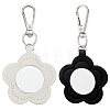 2Pcs 2 Colors PU Leather Pendant Decorations HJEW-CL0001-16A-7