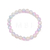 Cat Eye Beaded Stretch Bracelets for Women BJEW-JB13746-3
