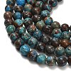 Natural Chrysocolla Beads Strands G-C289-B02-8mm-3