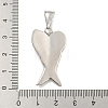316 Surgical Stainless Steel Pendants STAS-E212-34AS-3
