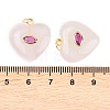 Natural Rose Quartz Pendants X-G-Z134-04C-3