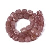 Natural Strawberry Quartz Beads Strands G-Q608-10K-3