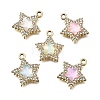 UV Plating Alloy Crystal Rhinestone Pendants RB-CBAD37D-23G-1