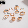 10Pcs Alloy Finger Rings Sets WG7802C-29-2