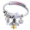 Adjustable Stainless Steel European Bangles FS-WGCF4A6-01-2
