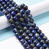 Natural Lapis Lazuli Beads Strands G-E483-17-10mm-8
